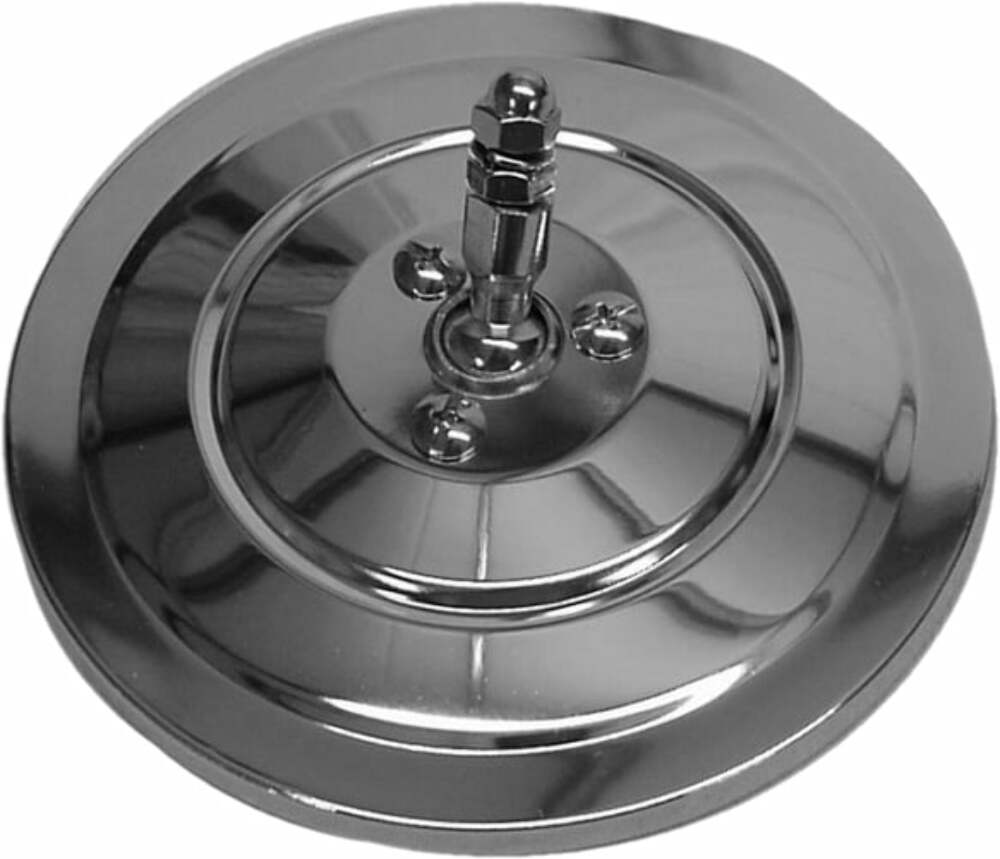 Fits 47-69 Gmc Truck, Blazer Mirror Head-Round-Ribbed-5"-Chrome B2007C-47