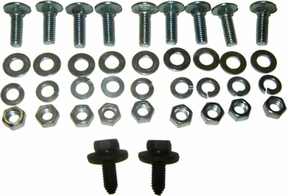 Fits 67-72 C/K Series Fleetside Shortbed Bedside To Floor Bolt Kit-38pc L0220-67