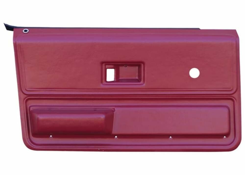 Fits 75-76 Chevrolet C10 Reproduction Door Panels-Front-Black-Pair FP76F00BLACK