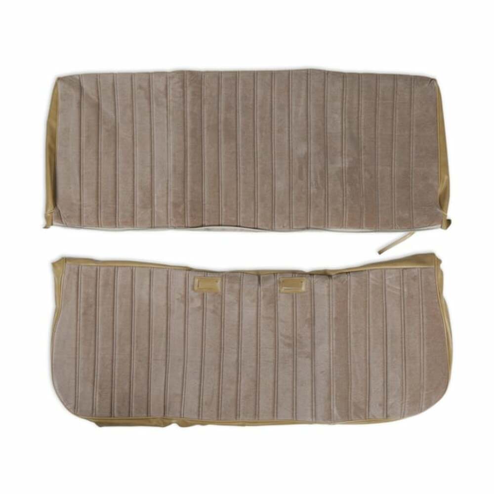 Fits 81-87 C/K Series Pickup Seat Upholstery-Full Pleat Cloth/Vinyl-Tan 05-298
