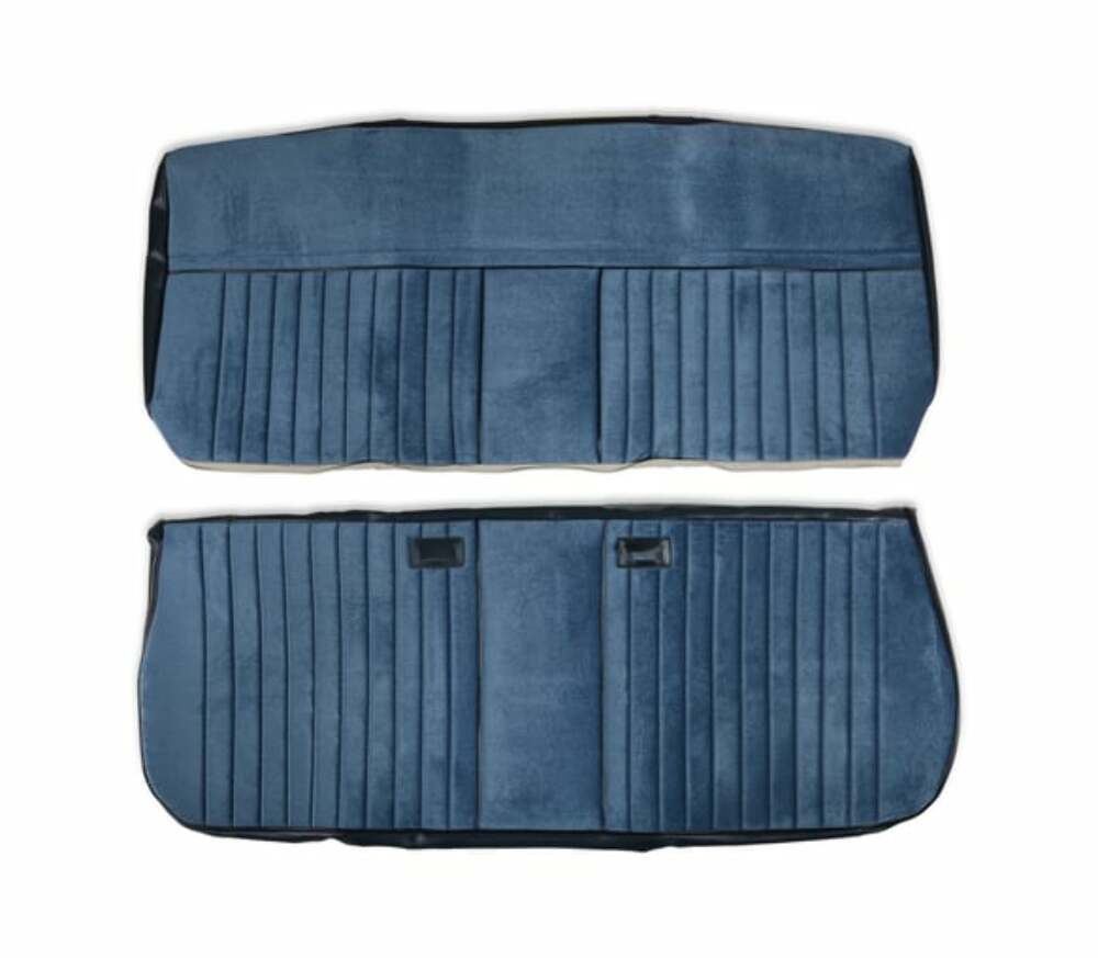 Fits 81-87 C/K Series Pickup Seat Upholstery Kit-Deluxe Pleat Cloth-Navy 05-322