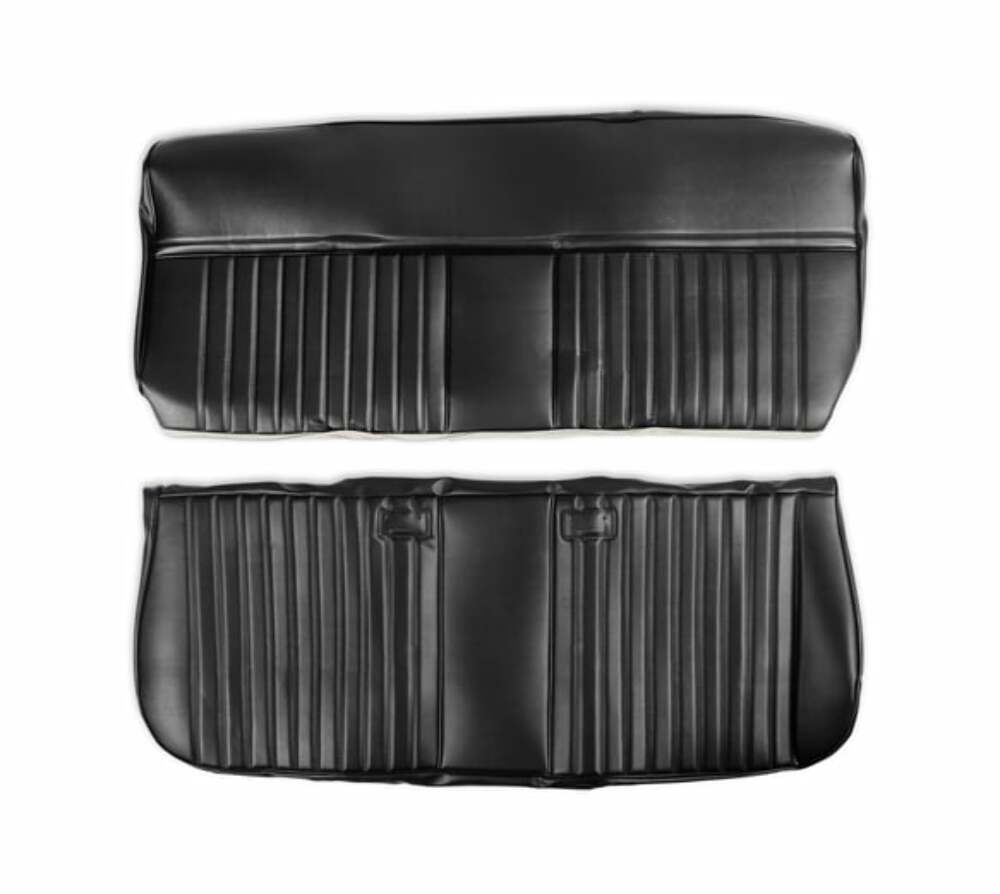 Fits 81-87 C/K Series Pickup Seat Upholstery Kit-Deluxe Pleat Vinyl-Black 05-315