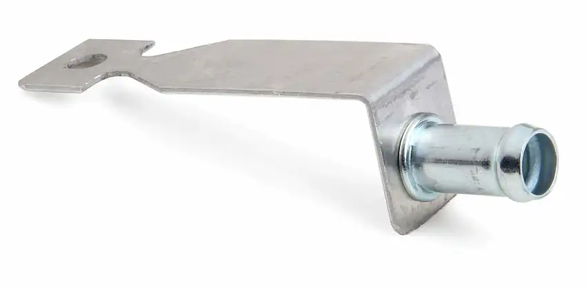 Flame Arrestor Vent Tube - 1/2 bolt-on aluminum vent tube - 720-33