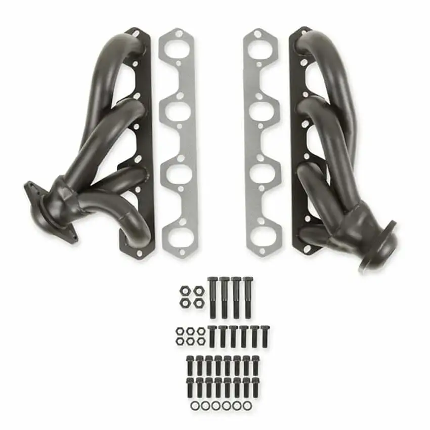 Flowtech Shorty Headers - Black Painted  - 91627FLT