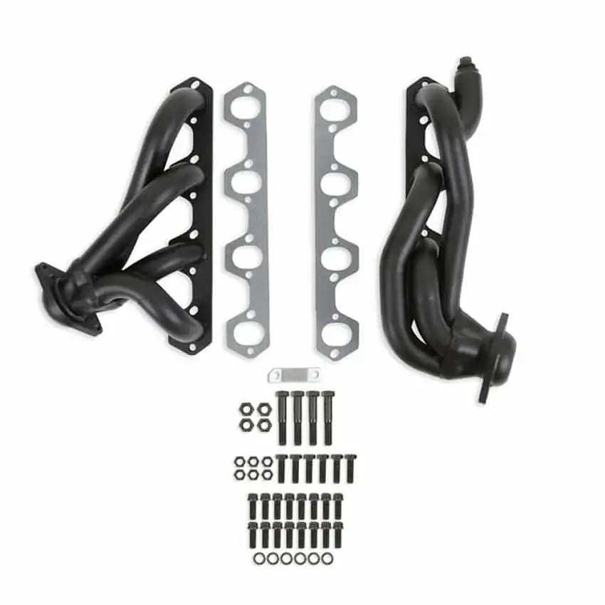 Flowtech Shorty Headers - Black Painted  - 91628FLT
