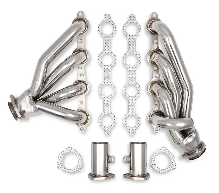 Flowtech Shorty LS Swap Headers - Polished  - 11579FLT