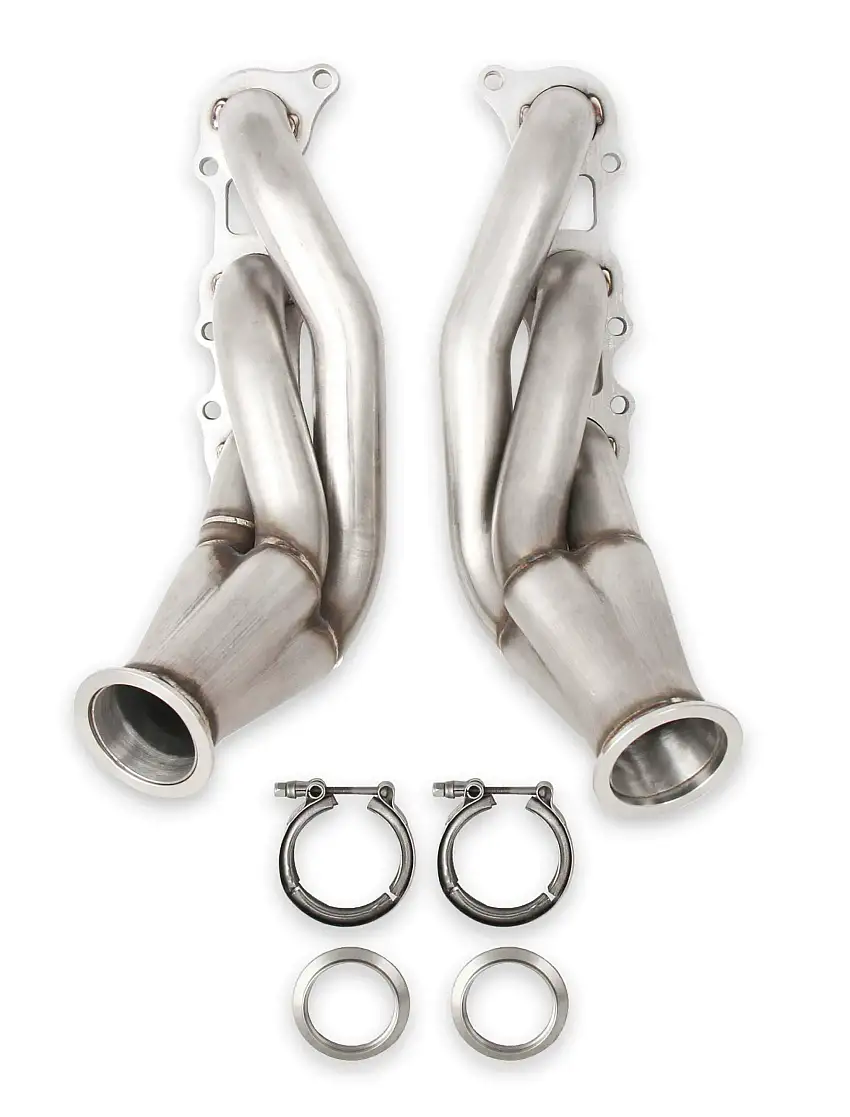 Flowtech Universal Coyote Turbo Headers - Natural 304 Stainless Steel  -12152FLT