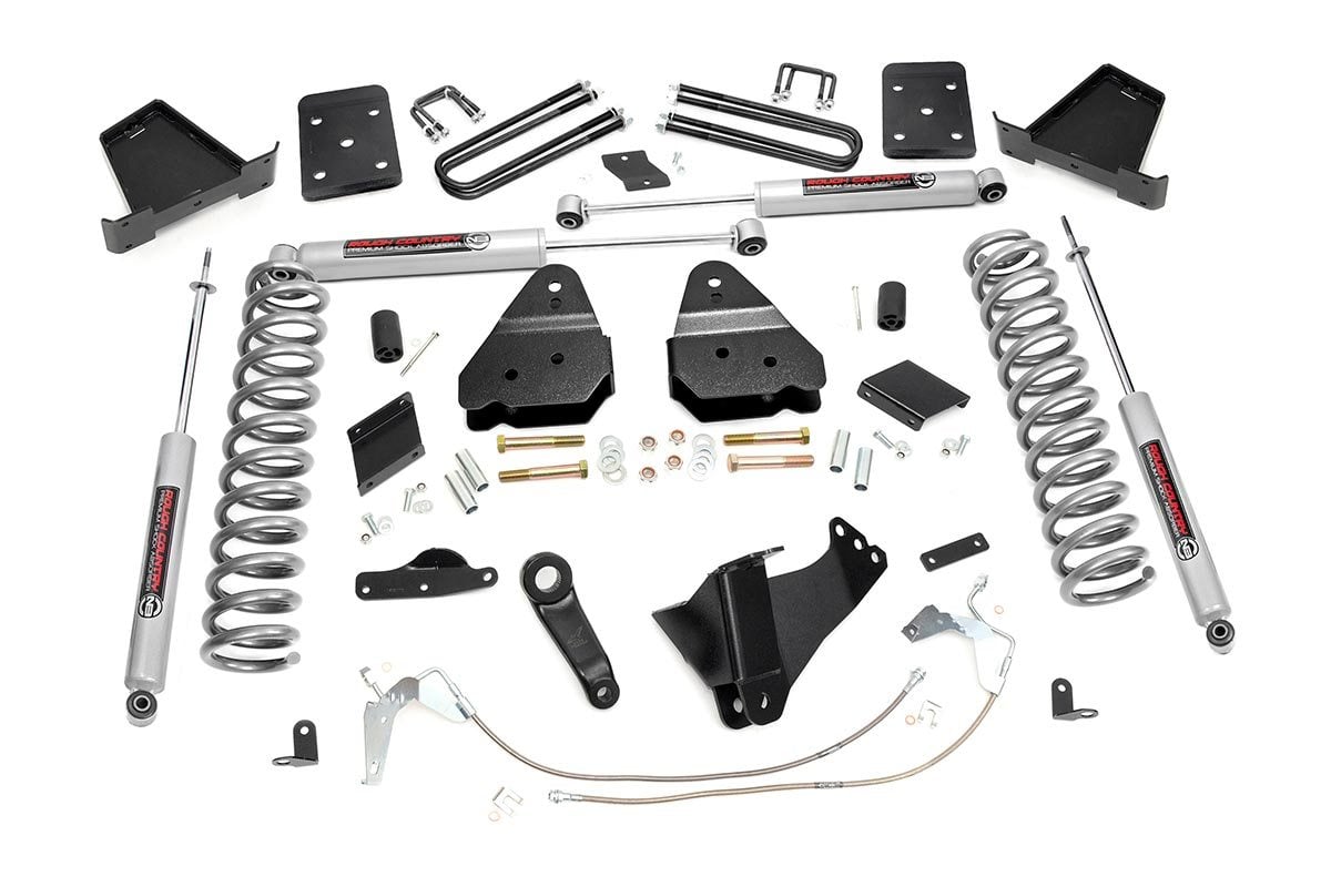 2011-2014 Ford F-250 Super Duty 6 Inch Lift Kit - Gas - No OVLD - Ford F-250 Super Duty 4WD (2011-2014) - 533.2