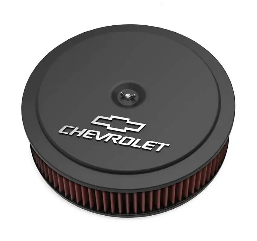 GM Muscle Series Air Cleaner - Satin Black Machined - 120-220