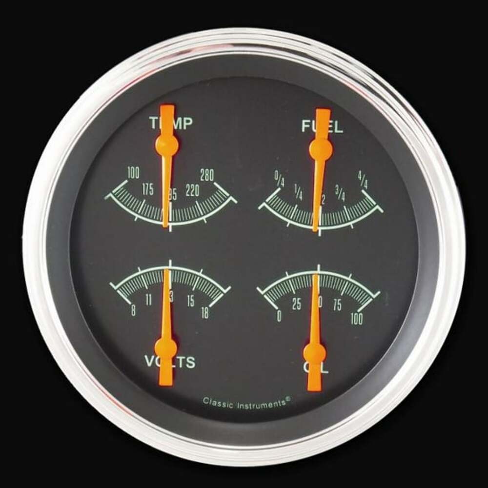 G-Stock 4 5/8" Quad Gauge (Fuel 0-90 OHM) GS78SLF