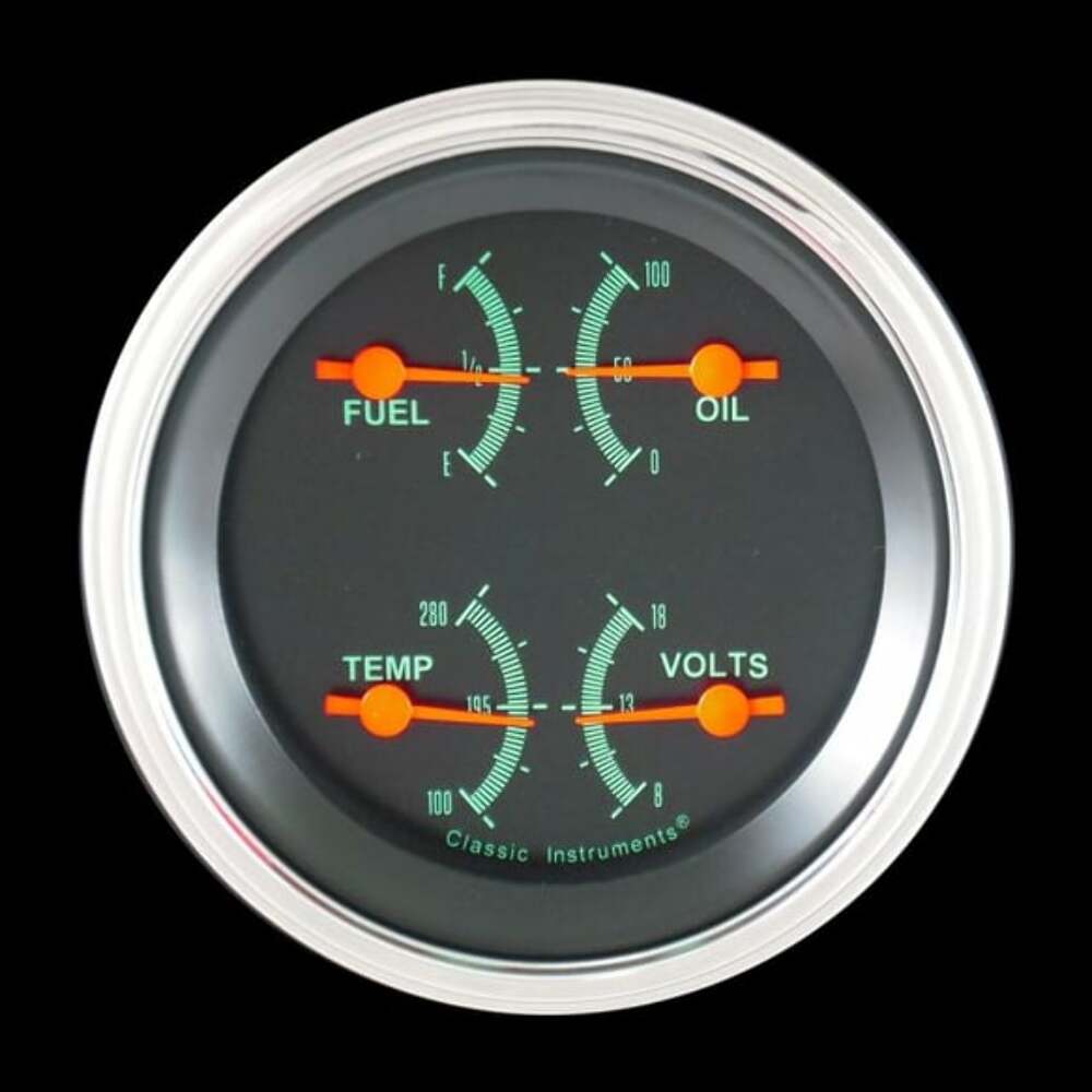 G-Stock Quad Gauge (Fuel 75-10 OHM) GS73SLF
