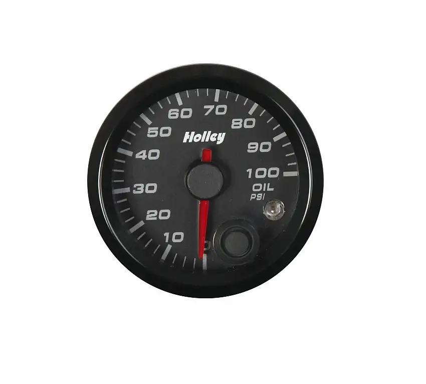 Holley Analog Style Oil Pressure Gauge - 26-601