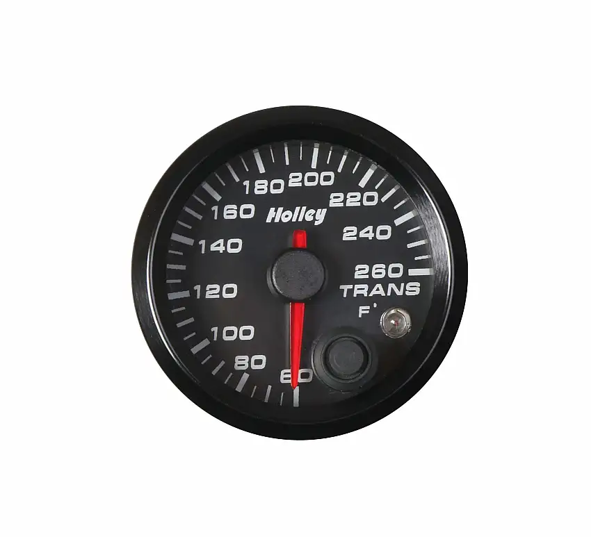 Holley Analog Style Transmission Temperature Gauge - 26-605