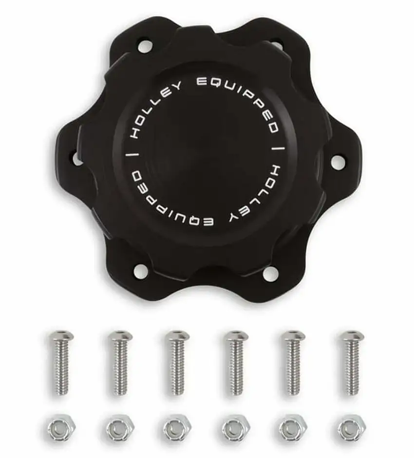 Holley Equipped Billet Fuel Cell Cap - 241-226