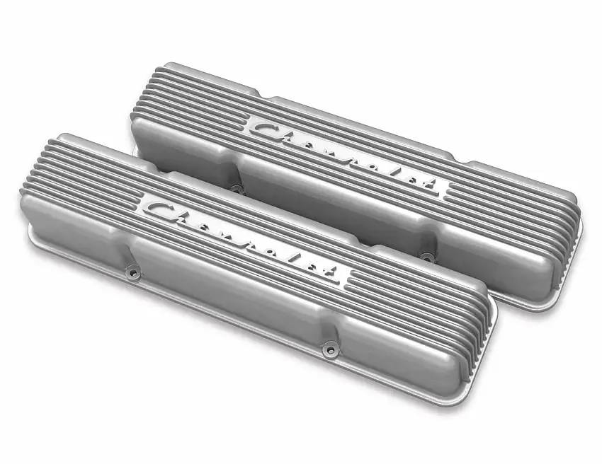 Holley GM Licensed Vintage Series SBC Valve Covers - 241-106