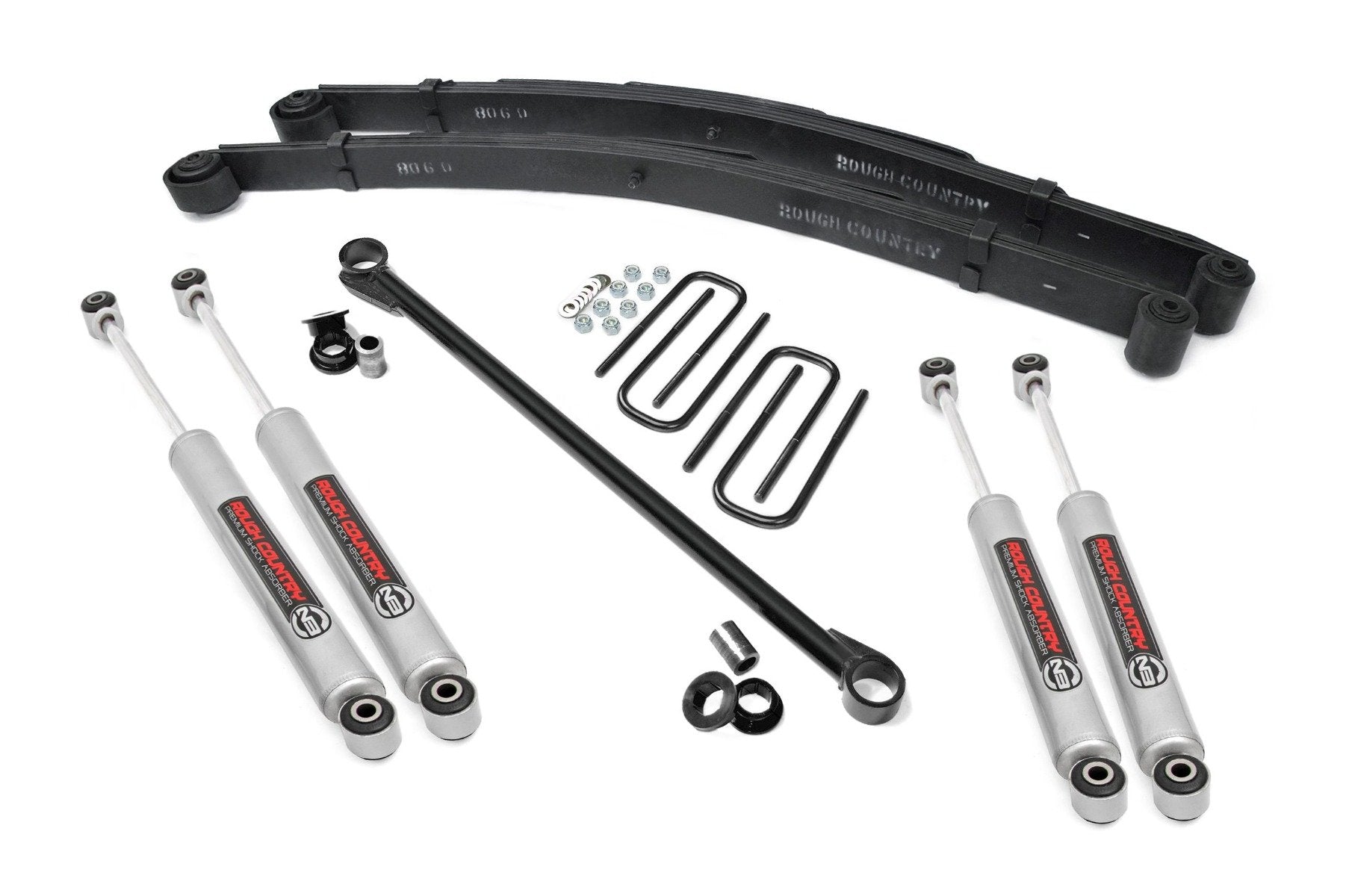 1999-2004 Ford F-250 Super Duty 2.5 Inch Leveling Kit - Leaf Spring - Ford F-250/F-350 Super Duty 4WD (99-04) - 489.2