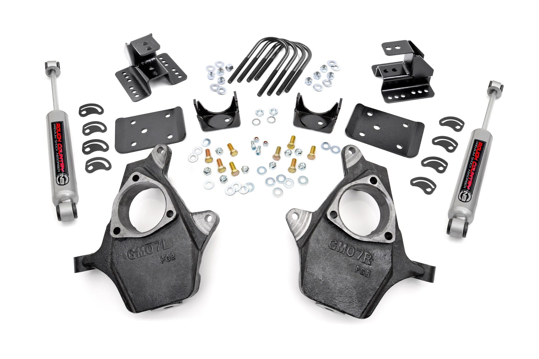 1999-2006 Chevrolet Silverado 1500 Lowering Kit - 2 Inch FR - 4 Inch RR - Chevy/GMC 1500 (99-06 & Classic) - 722.2