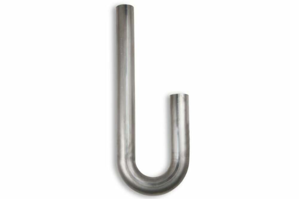 Mild Steel,180 degree bend, Tube Size 1 3/4" OD, 18 Gauge Hooker J-Bend 12550HKR
