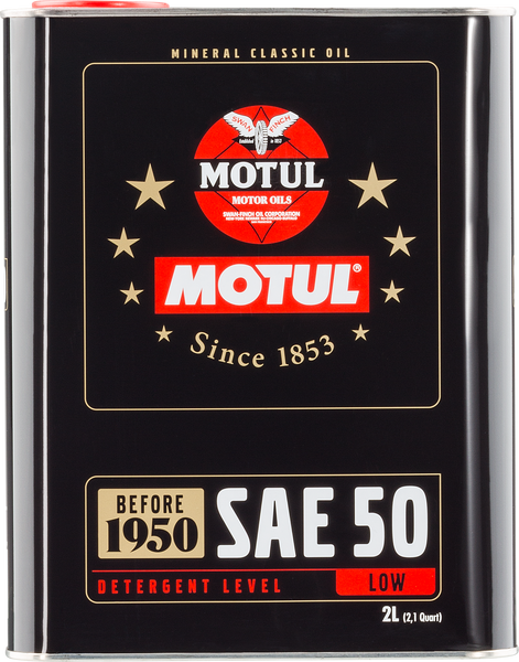 Motul Classic SAE 50 Oil - 2L (104510)