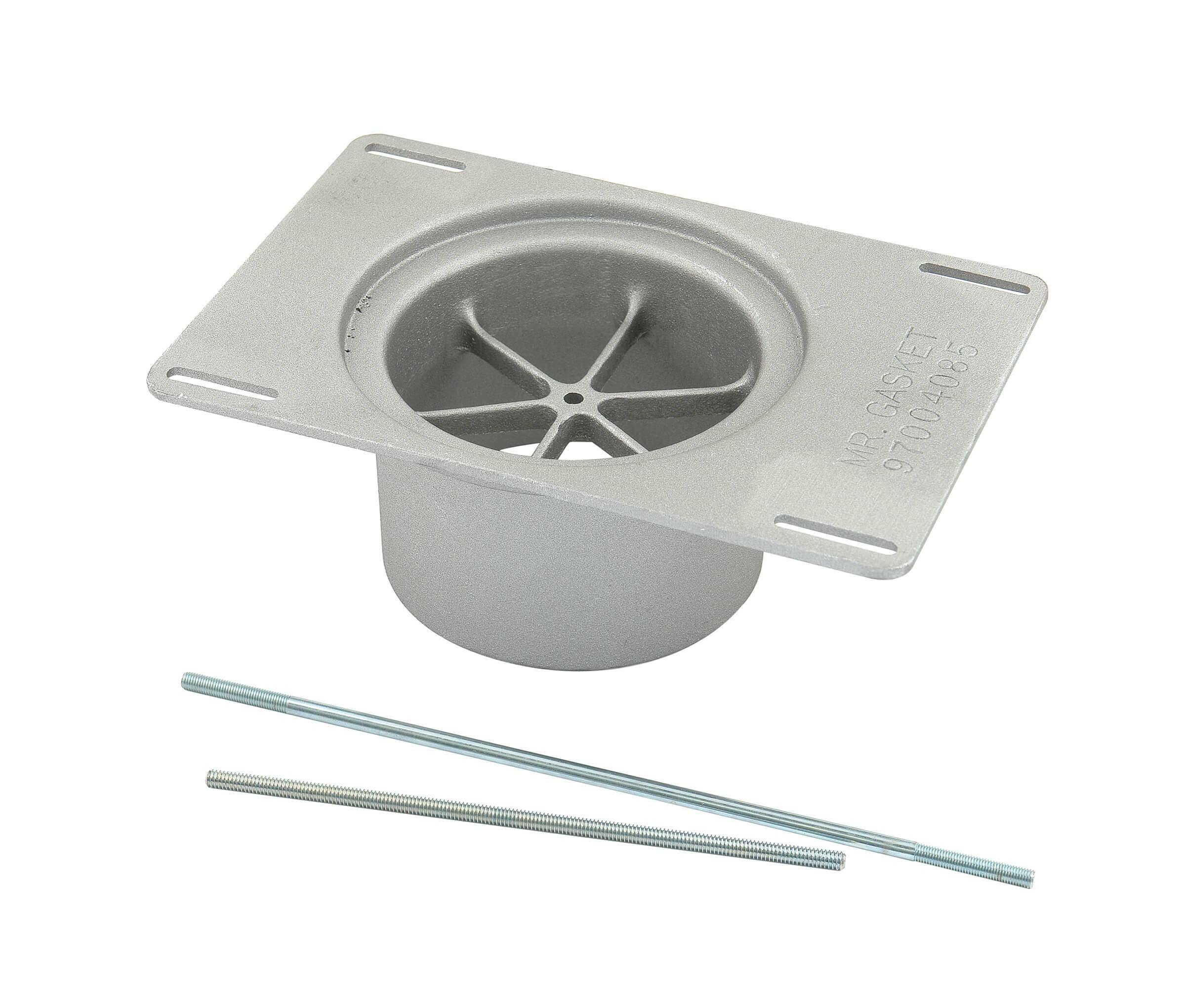 Mr. Gasket 6653 - Street Scoop Conversion Kit - Converts Street Scoop from Dual 4-Barrel to Single 4-Barrel Carburetor.