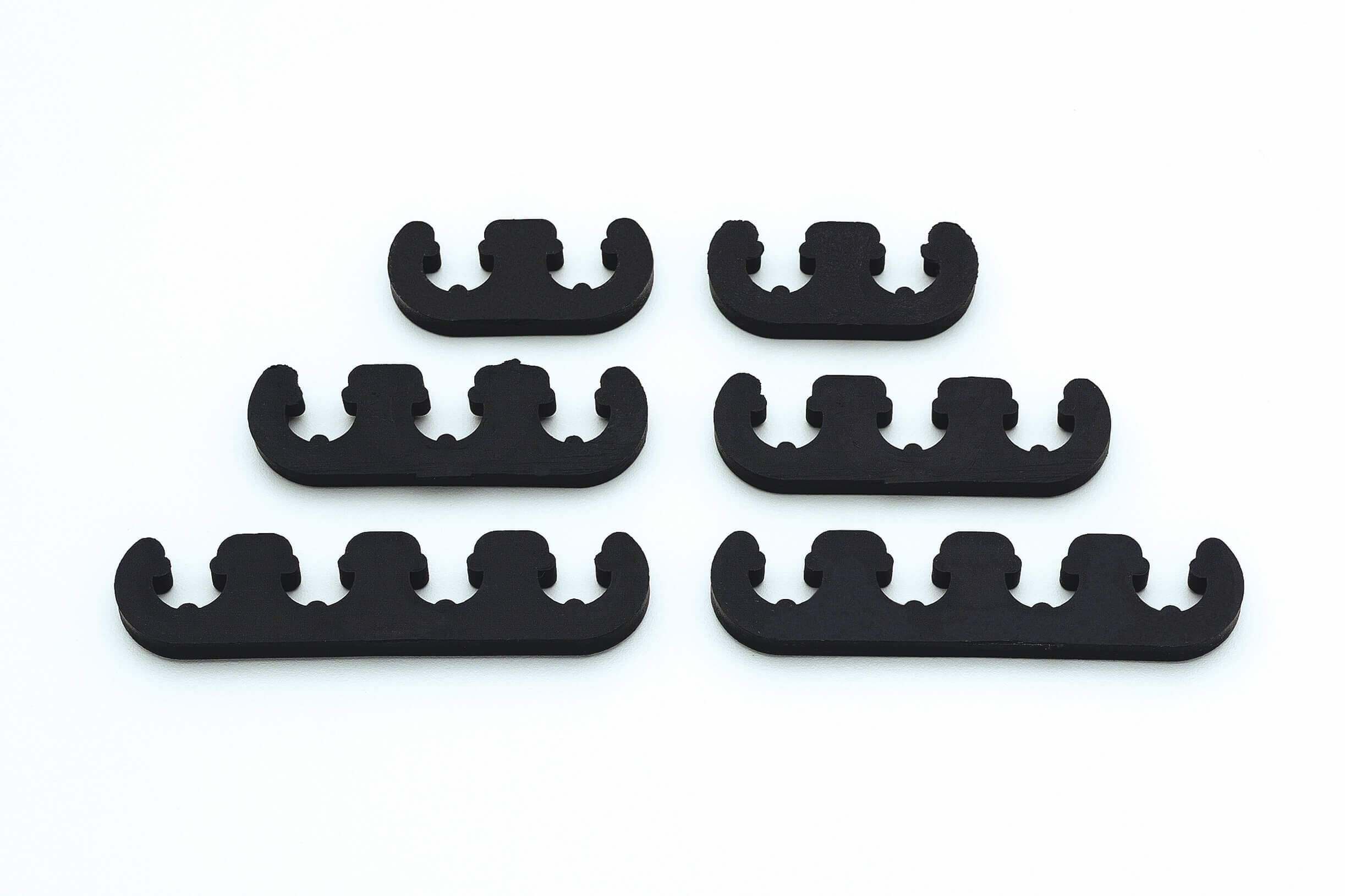 Mr. Gasket 9728 Mr. Gasket Wire Separators - Plastic - 7 mm / 8 mm - Black