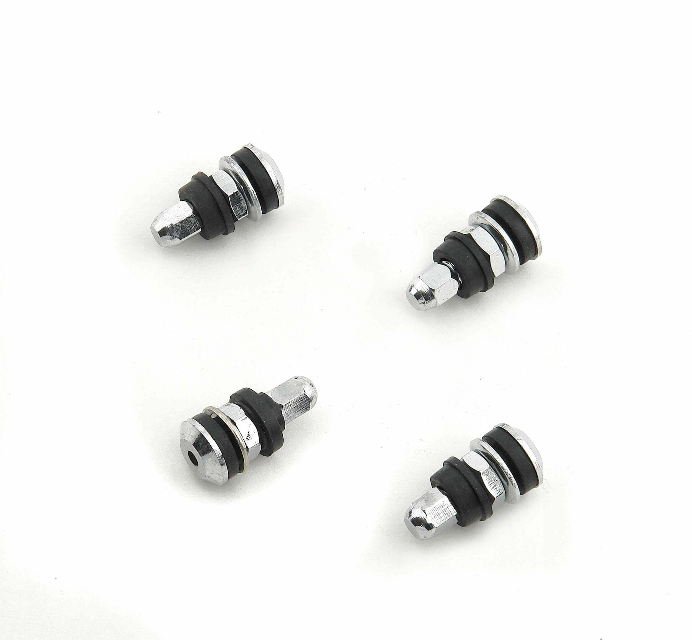 Mr. Gasket Chrome Tire Valve Stems - Shorty with Screw-On Mounting - 1957MRG