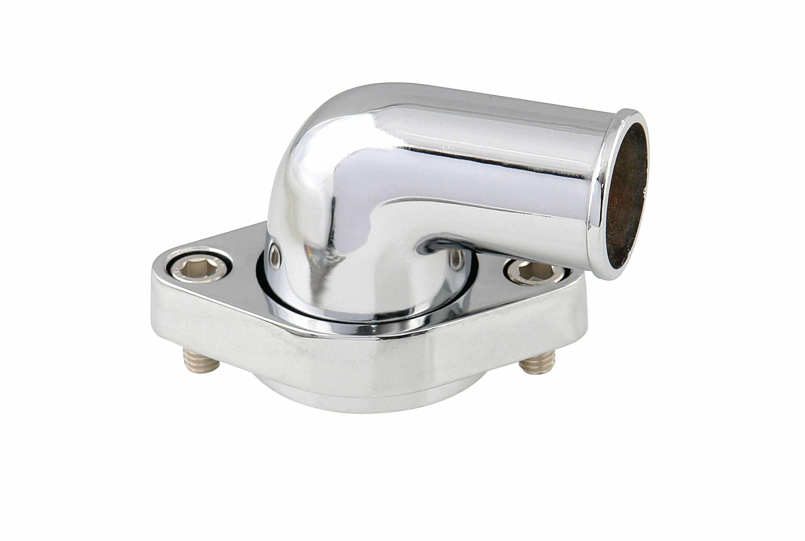 Mr. Gasket O-ring Style Chrome Water Neck - 90 degree - 9142G