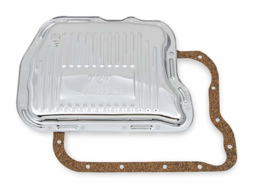 Mr. Gasket Transmission Oil Pan - Chrome - 9745CMRG