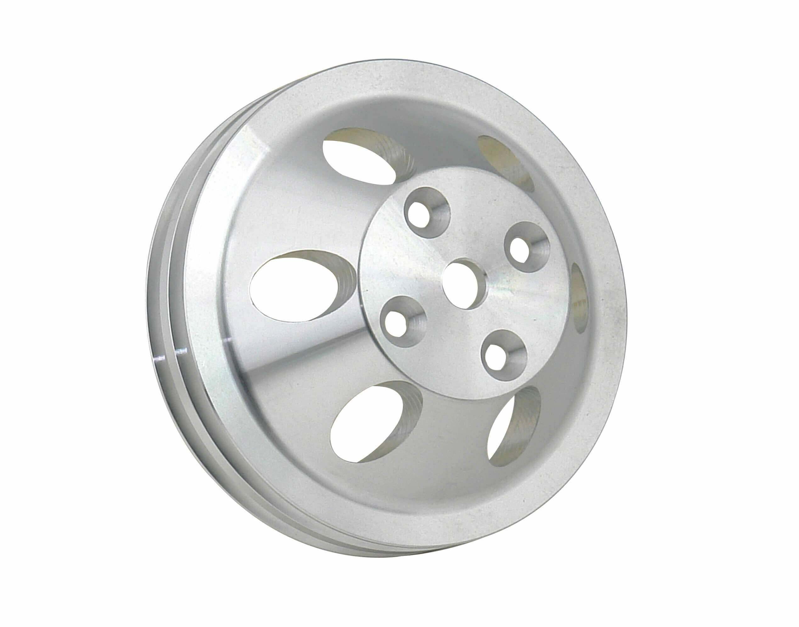 Mr. Gasket Water Pump Pulley - Aluminum - Double Groove - 5315