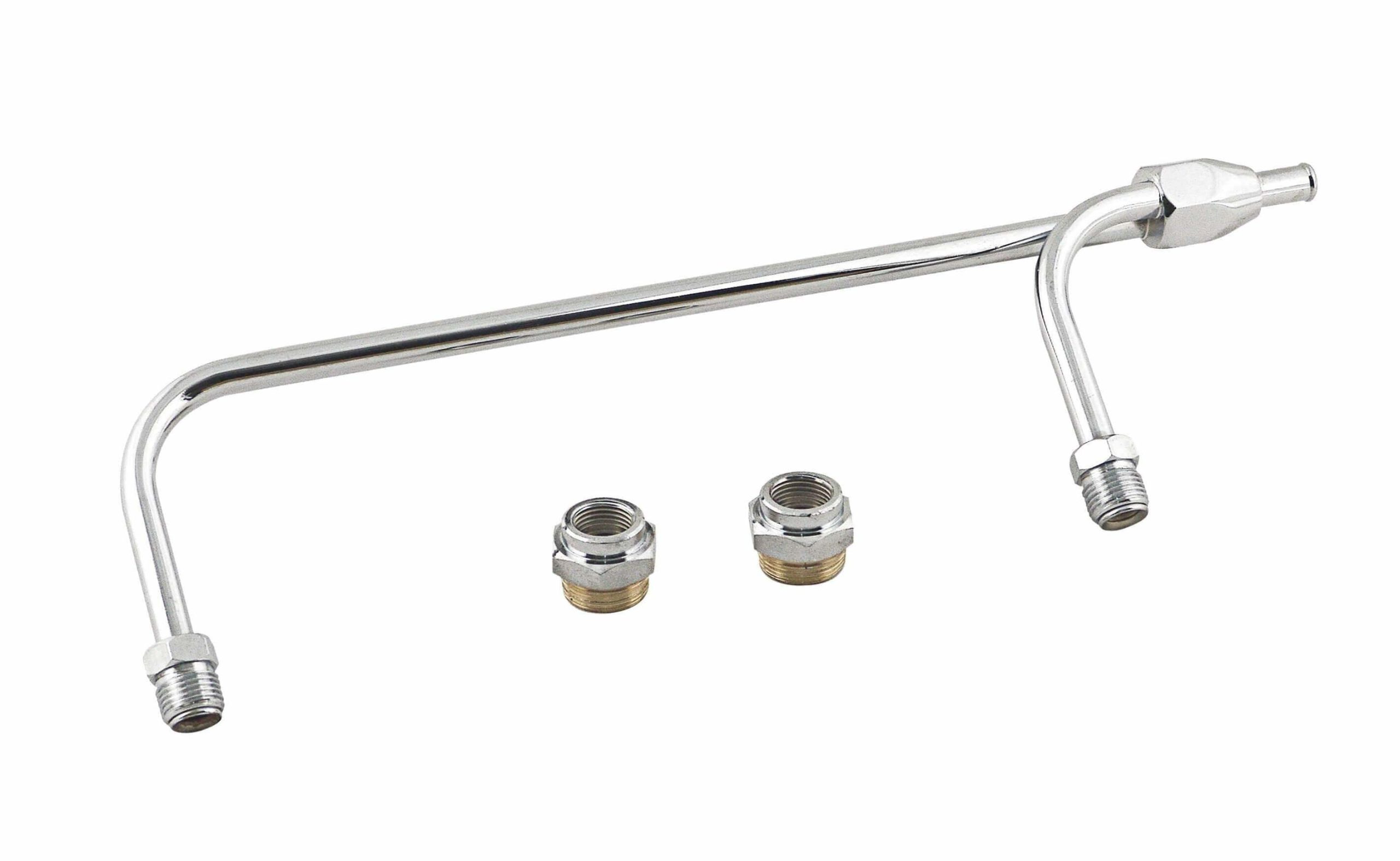 New Mr Gasket Fuel Inlet Kit 1552 Dual Feed 4-Barrel Holley Carburetor