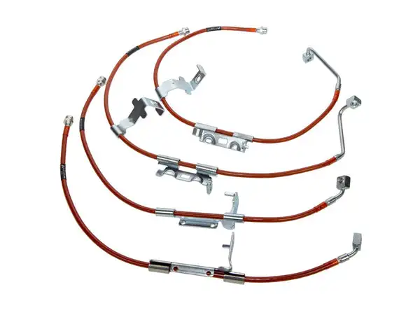 Rusty's Brake Hoses - Stainless Steel Front and Rear Set - JT Gladiator