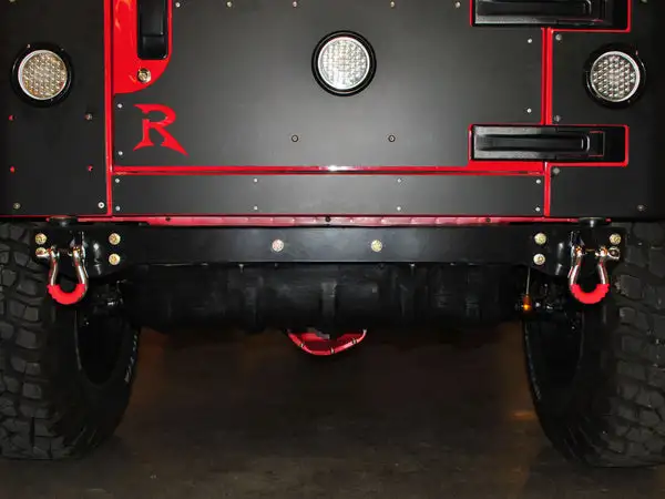 Rusty's D-Ring Mounts - Rear - TJ