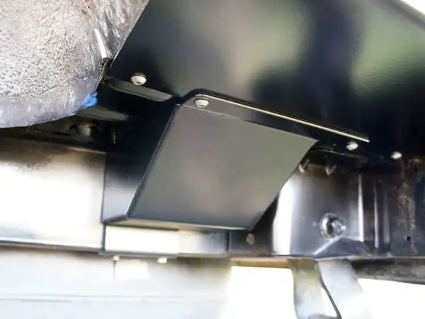 Rusty's Rear Corner Cut Fuel Line Cover