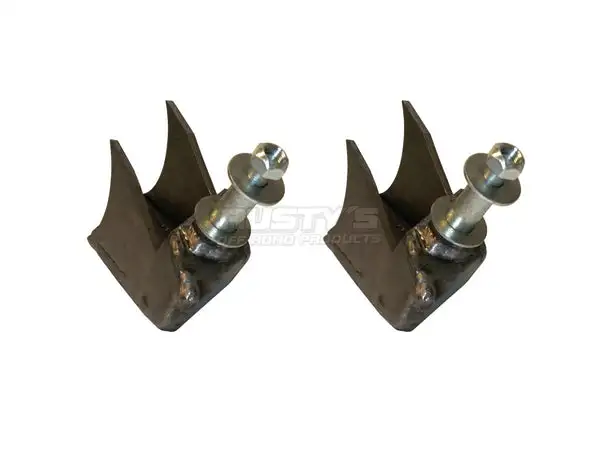 Rusty's Shock Mounts - Heavy-Duty Rear Axle Mounts - XJ