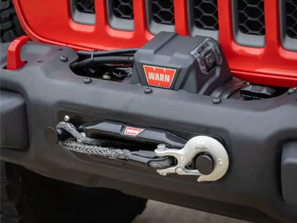 Rusty's Synthetic Winch Rope Hook Mount for 2018+ JL Wrangler / 2020+ JT Gladiator