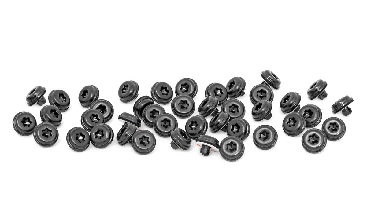 Rough Country Black Rivet Kit For Fender Flares