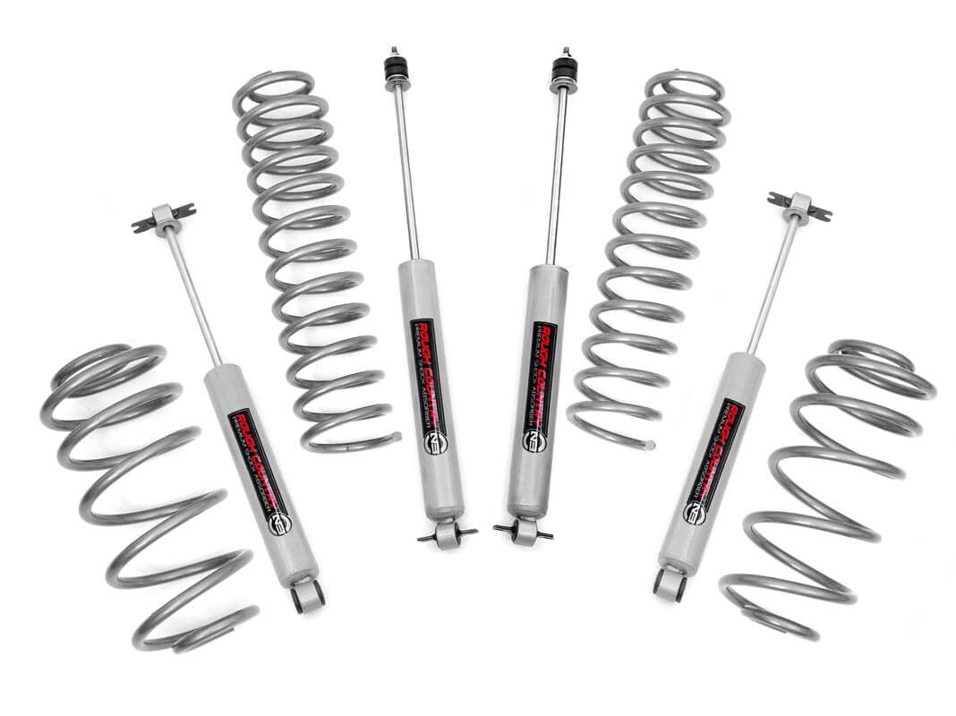 1997-2006 Jeep Wrangler 2.5 Inch Lift Kit - 4 Cyl - N3 - Jeep Wrangler TJ (97-06)/Wrangler Unlimited (04-06) - 652.2