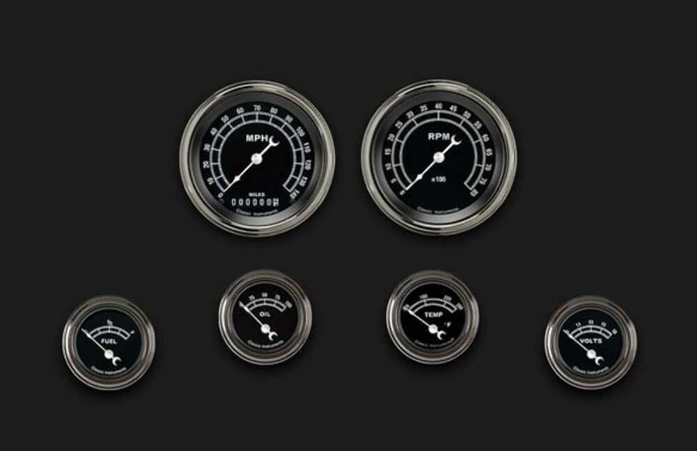 Traditional Series Six Gauge Set TR01SLF