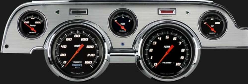 Velocity Black 1967-68 Mustang MU67DVSBBA