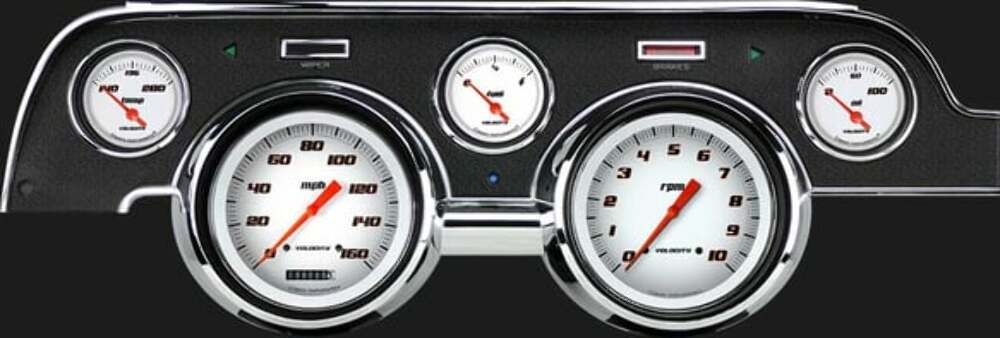 Velocity White 1967-68 Mustang MU67VSW
