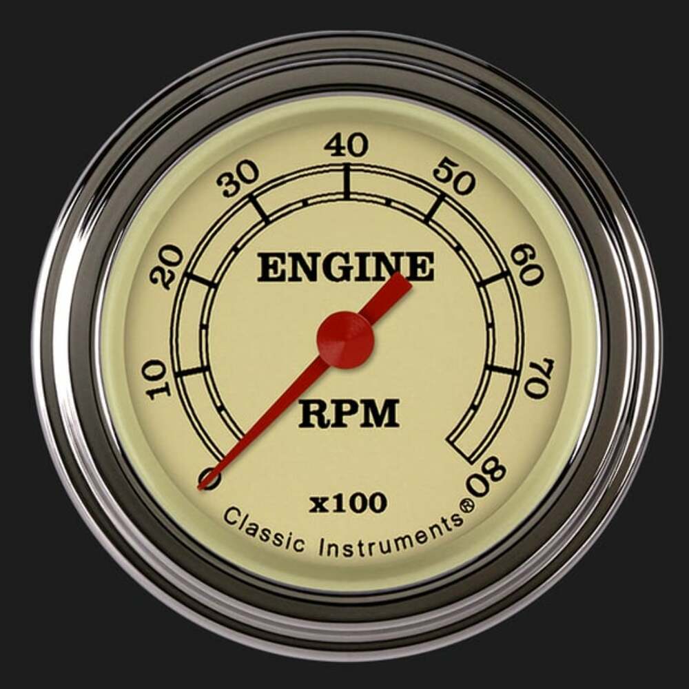 Vintage 2 1/8" Tachometer VT183SLF