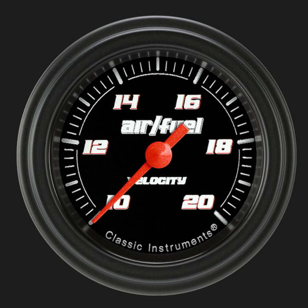 Velocity Black 2 1/8" Air Fuel Ratio Gauge VS194BBLF
