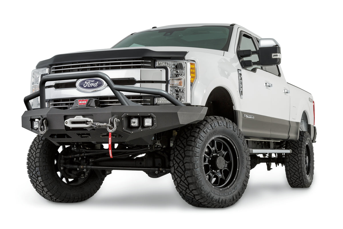 Ascent Bumper With Prerunner Guard Ford Super Duty - Warn 110695