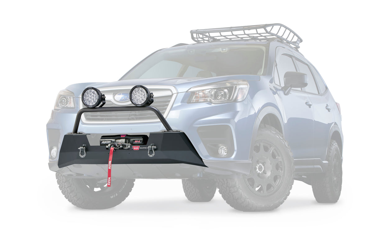 Semi-Hidden Winch Mount For Subaru Forester - Warn 106413
