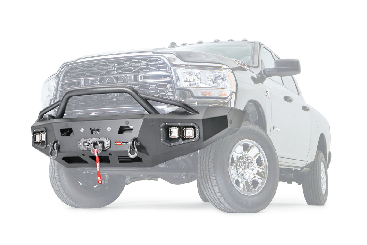 Ascent Hd Bumper Ram 2500/3500 With Prerunner Guard - Warn 107003