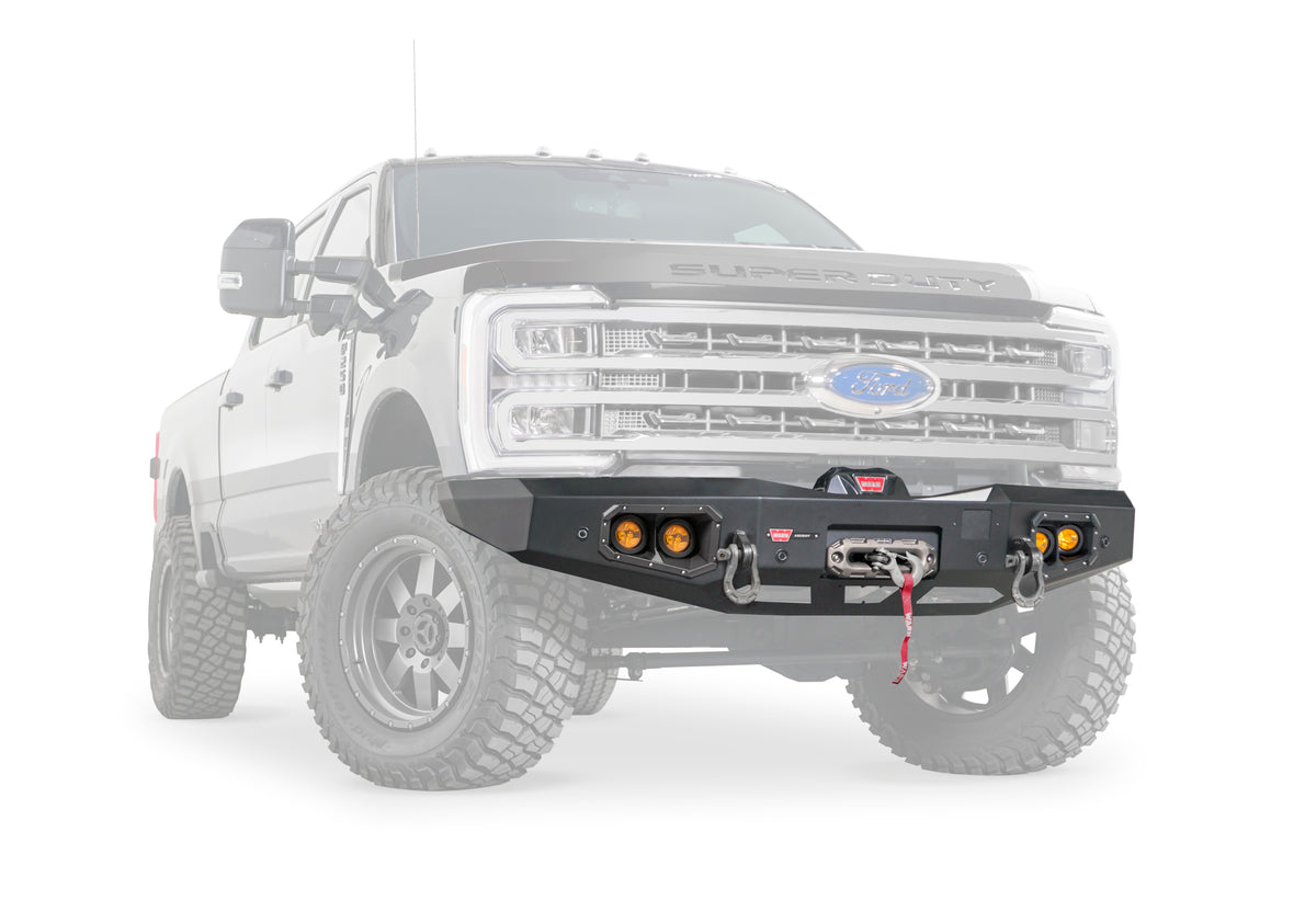 Ascent Bumper Without Guard Ford Super Duty - Warn 110759