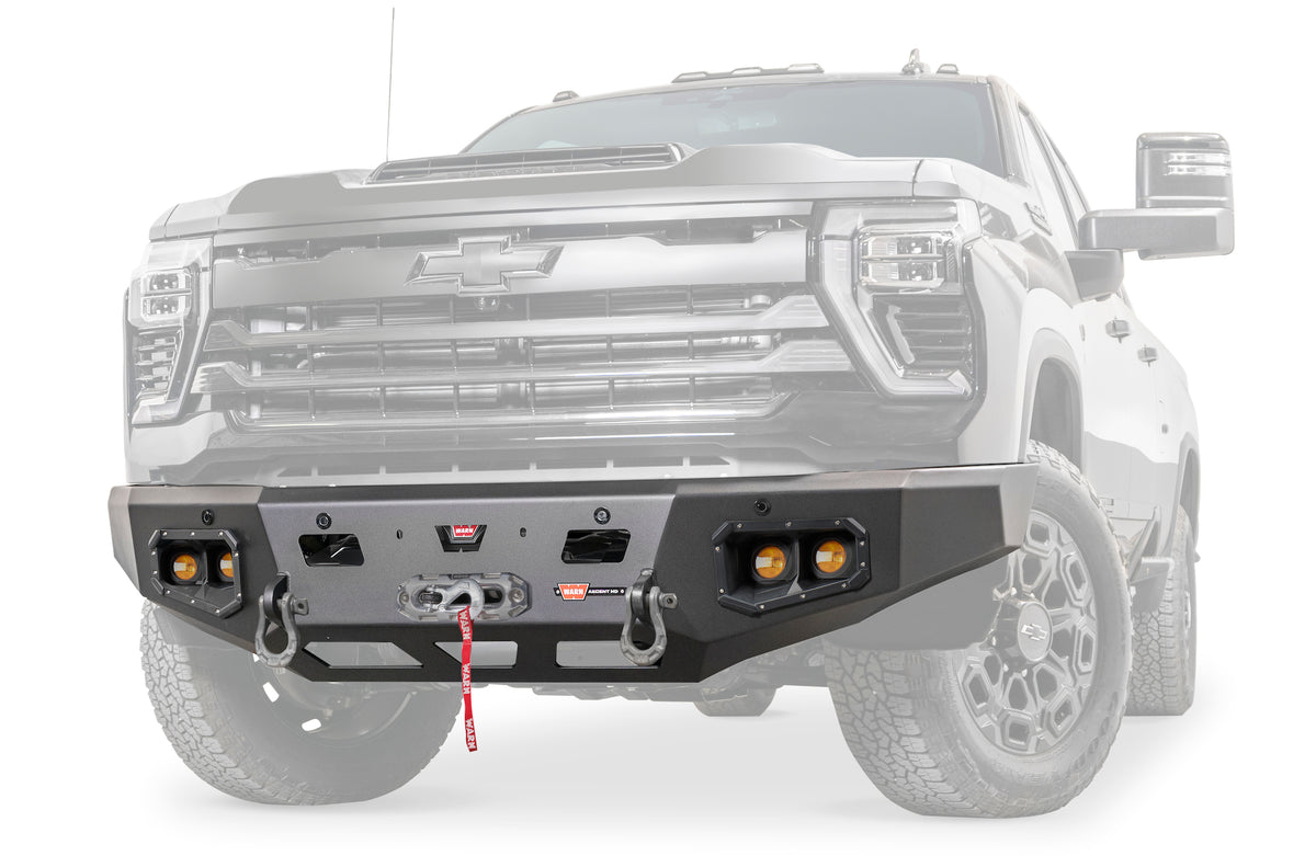 Ascent Hd Bumper Silverado Hd With Prerunner Guard - Warn 110912