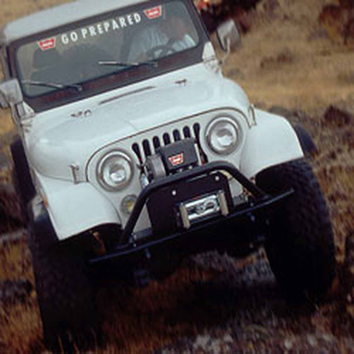 Foot Forward / Upright Winch Mounting Plate Kit For Jeep Cj - Warn 11310