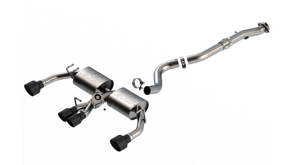 Borla 23-24 Toyota GR Corolla ATAK Cat Back System w/ Black Tips (140942CB)