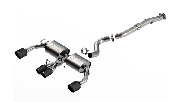 Borla 23-24 Toyota GR Corolla ATAK Cat Back System - Carbon Fiber & Black Anodized (140942CFBA)